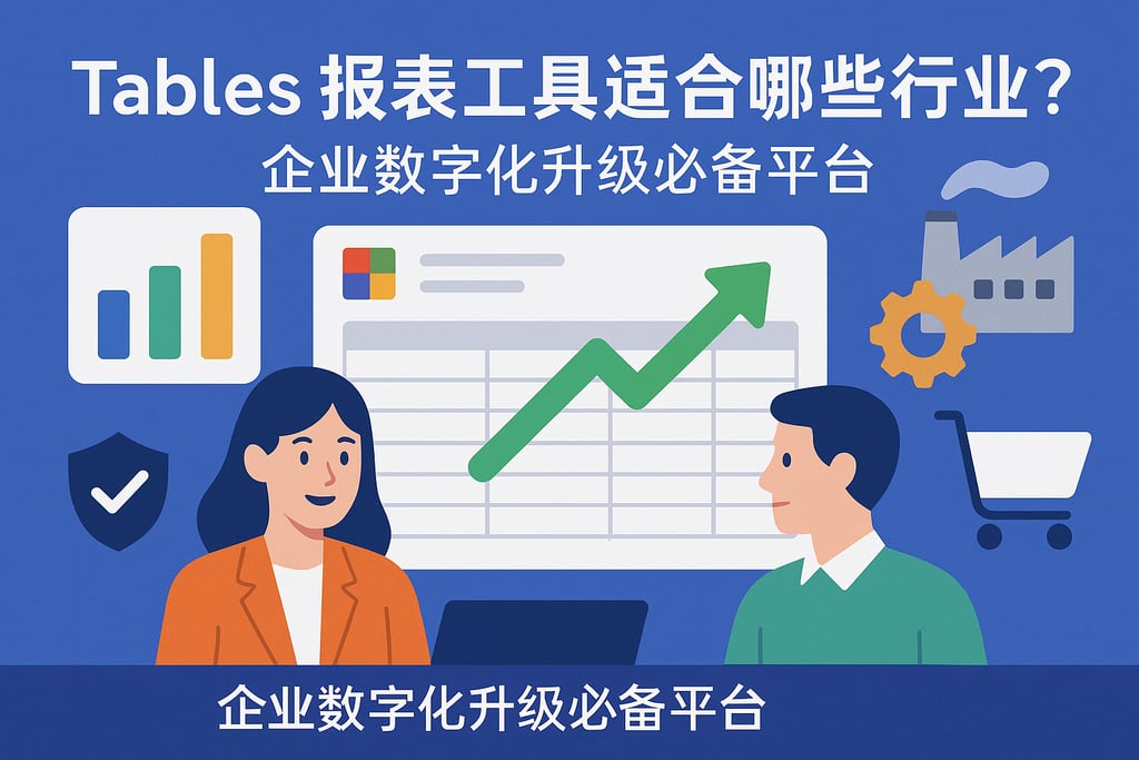 Tables报表工具适合哪些行业？企业数字化升级必备平台