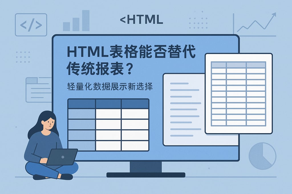 htmltable能否替代传统报表？轻量化数据展示新选择