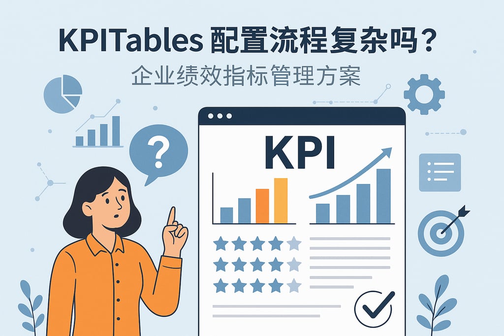 kpitables配置流程复杂吗？企业绩效指标管理方案