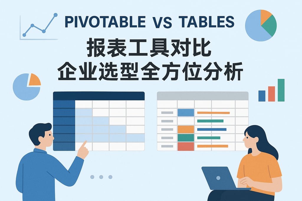 pivotable和tables报表工具对比？企业选型全方位分析