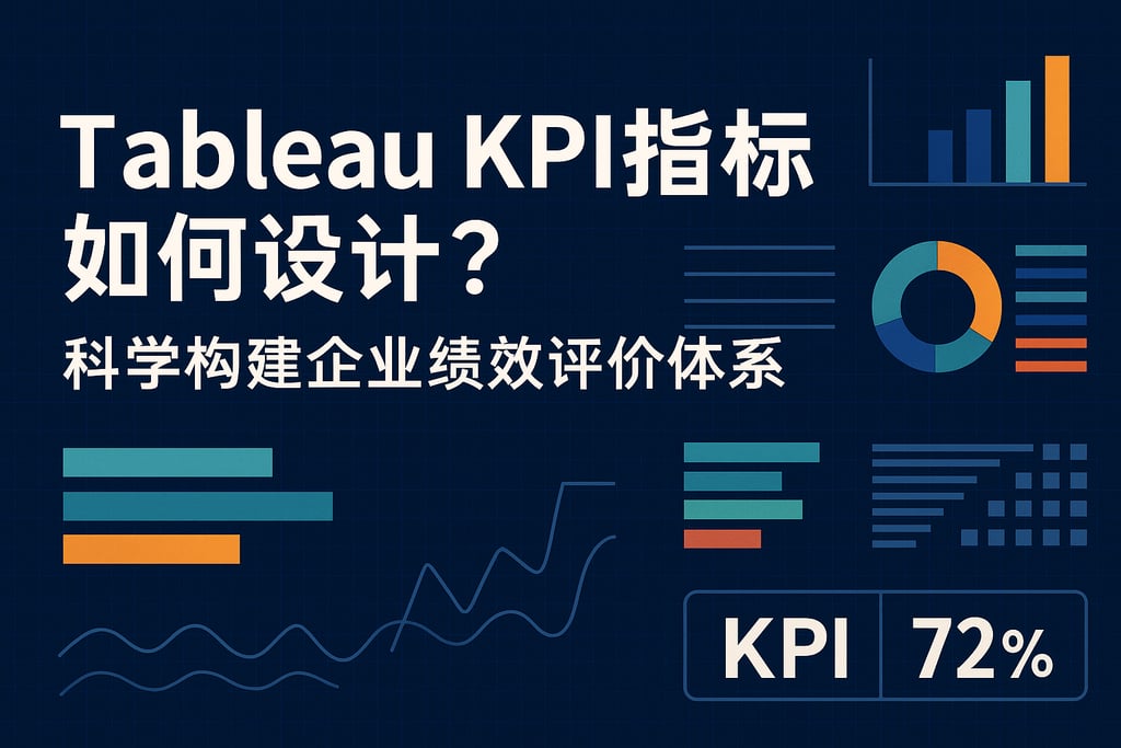 tableaukpi指标如何设计？科学构建企业绩效评价体系