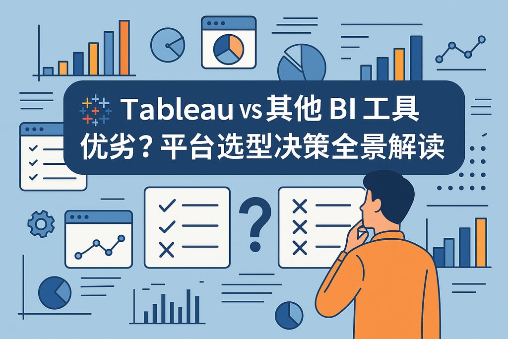 tableauvs其他BI工具优劣？平台选型决策全景解读