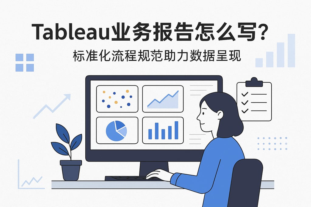 tableau业务报告怎么写？标准化流程规范助力数据呈现