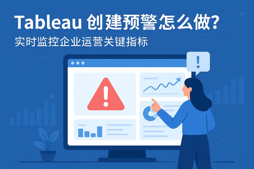 tableau创建预警怎么做？实时监控企业运营关键指标