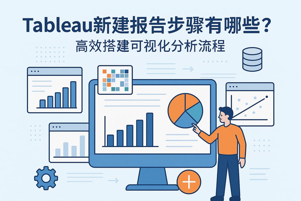 tableau新建报告步骤有哪些？高效搭建可视化分析流程