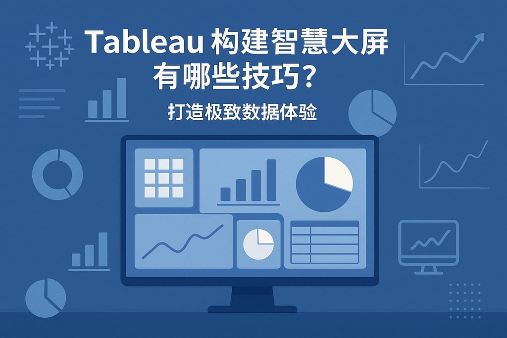 tableau构建智慧大屏有哪些技巧？打造极致数据体验