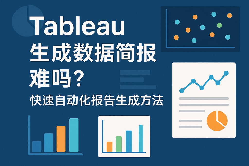 tableau生成数据简报难吗？快速自动化报告生成方法