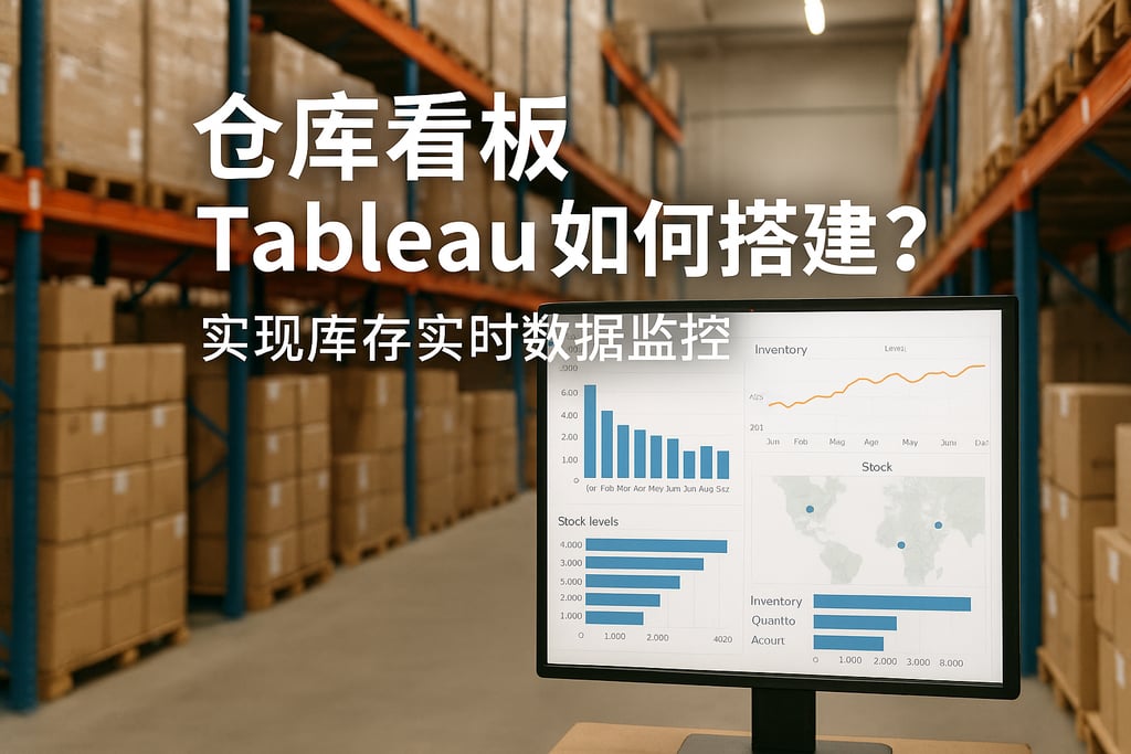 仓库看板Tableau如何搭建？实现库存实时数据监控