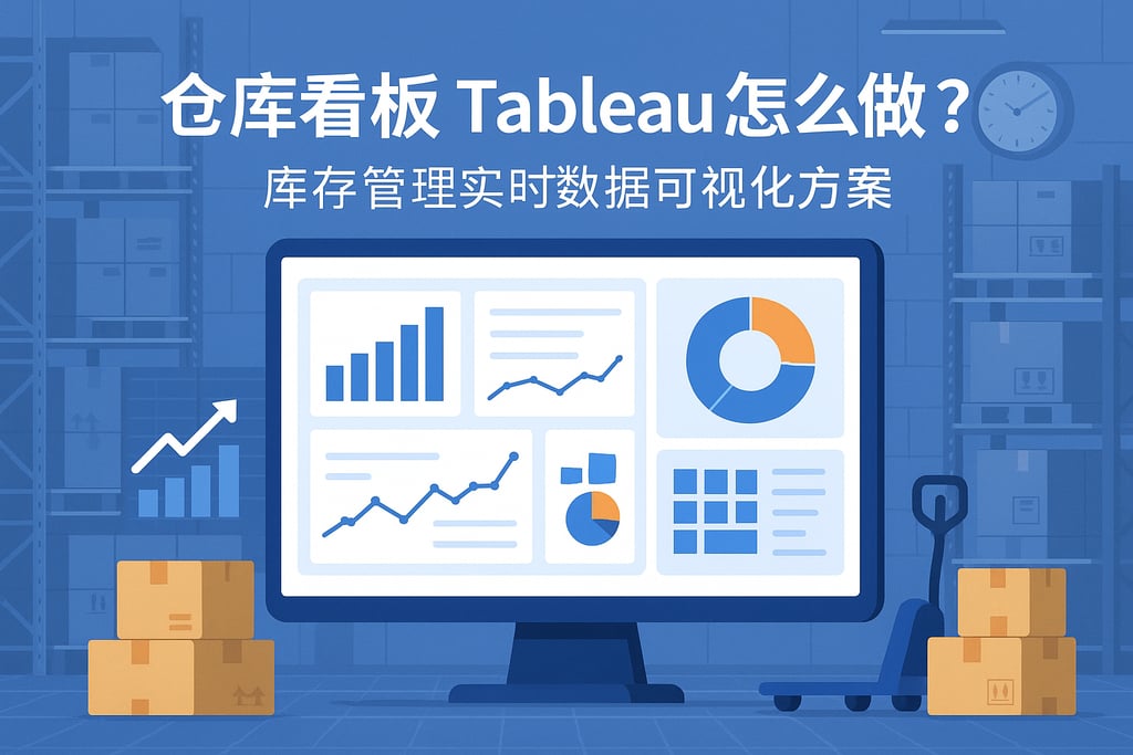仓库看板Tableau怎么做？库存管理实时数据可视化方案