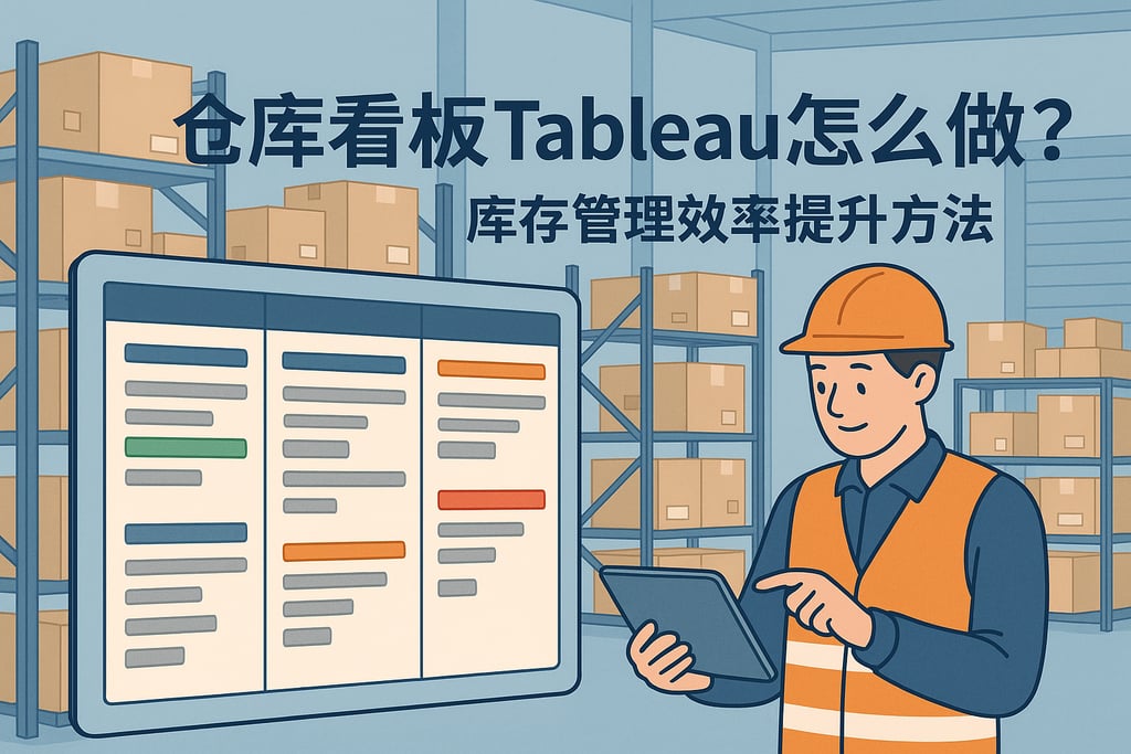 仓库看板Tableau怎么做？库存管理效率提升方法