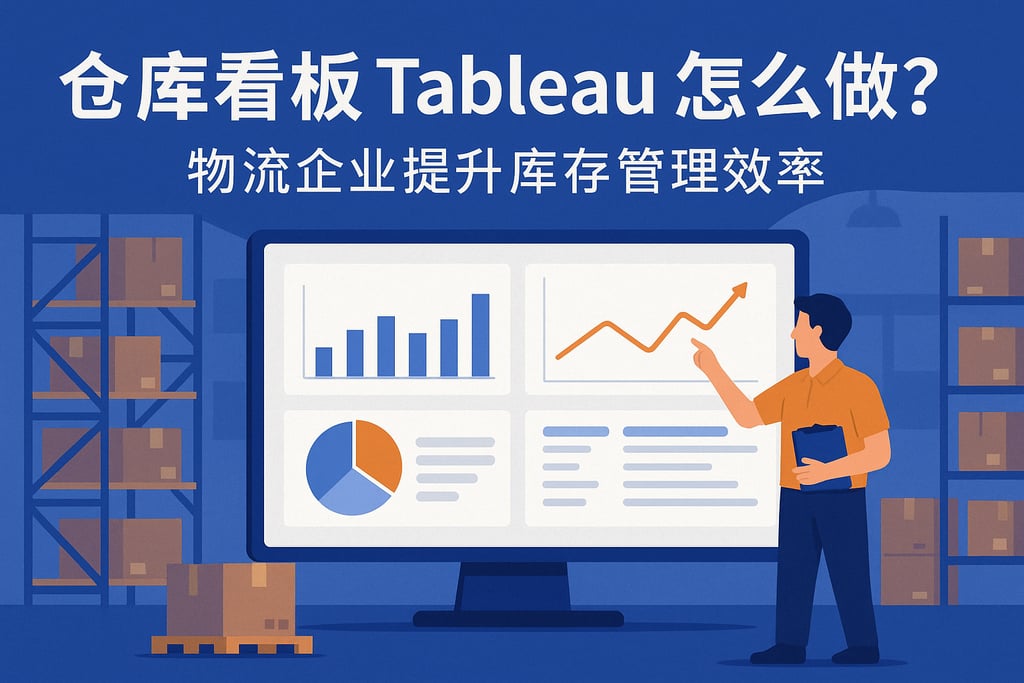 仓库看板Tableau怎么做？物流企业提升库存管理效率