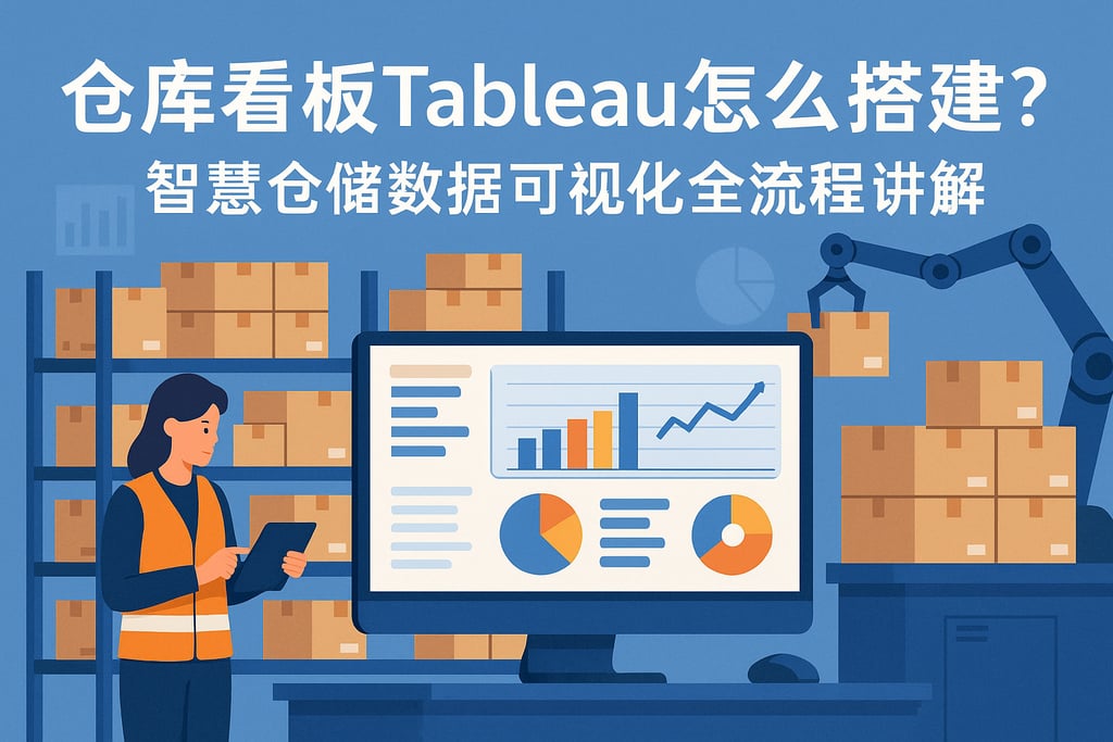 仓库看板Tableau怎么搭建？智慧仓储数据可视化全流程讲解