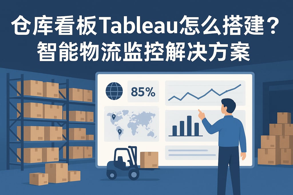 仓库看板Tableau怎么搭建？智能物流监控解决方案