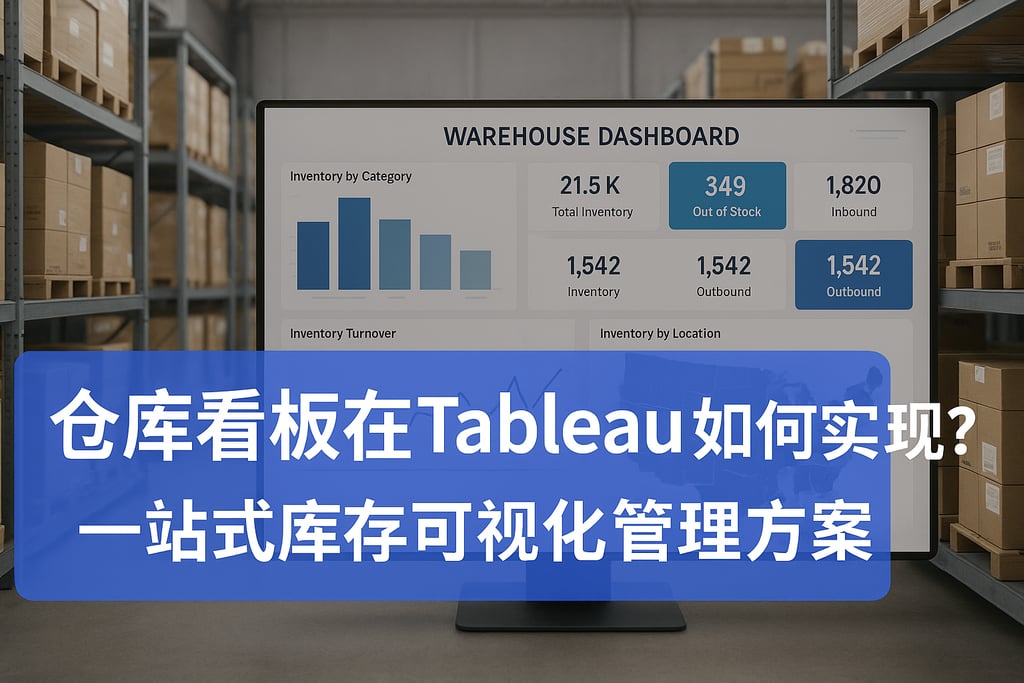 仓库看板在tableau如何实现？一站式库存可视化管理方案