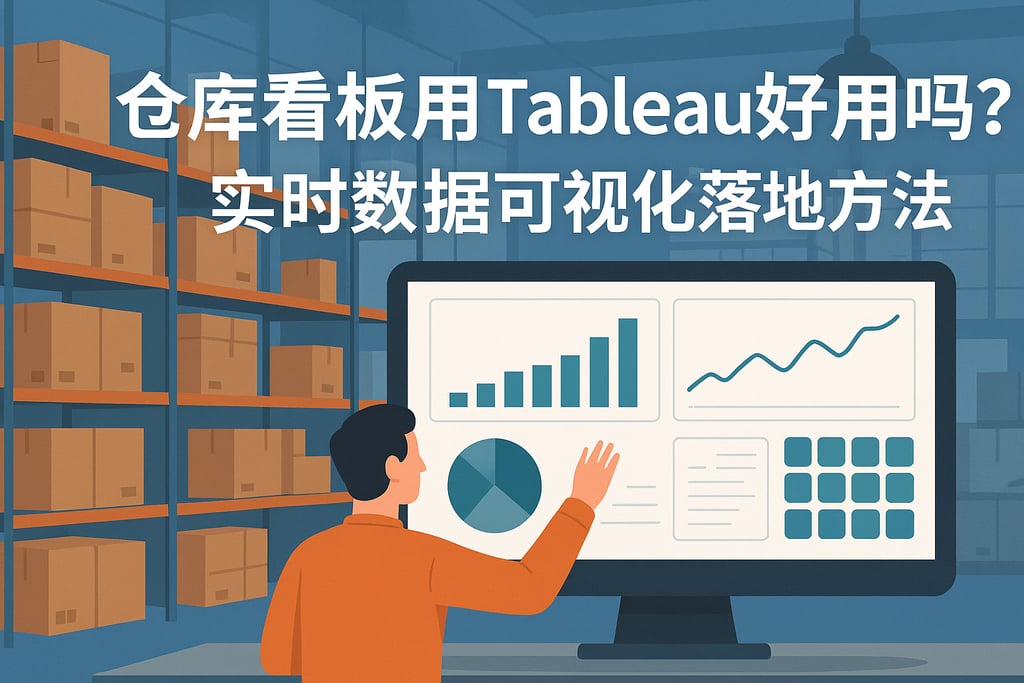 仓库看板用Tableau好用吗？实时数据可视化落地方法