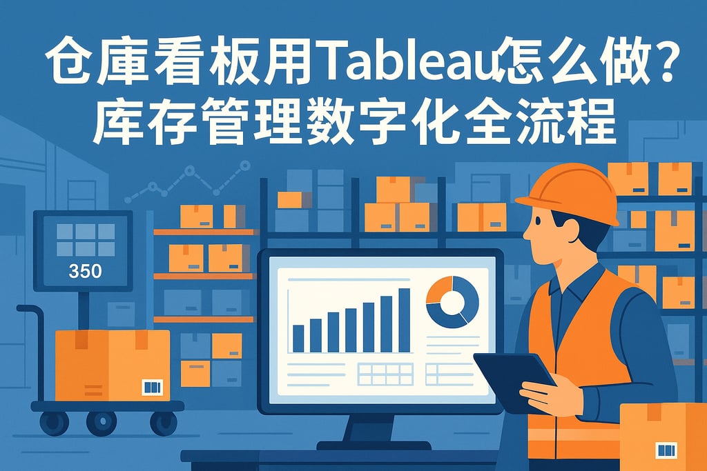 仓库看板用Tableau怎么做？库存管理数字化全流程