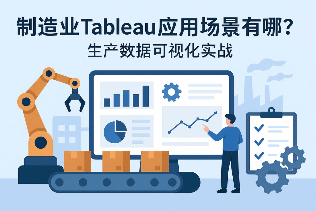 制造业Tableau应用场景有哪些？生产数据可视化实战