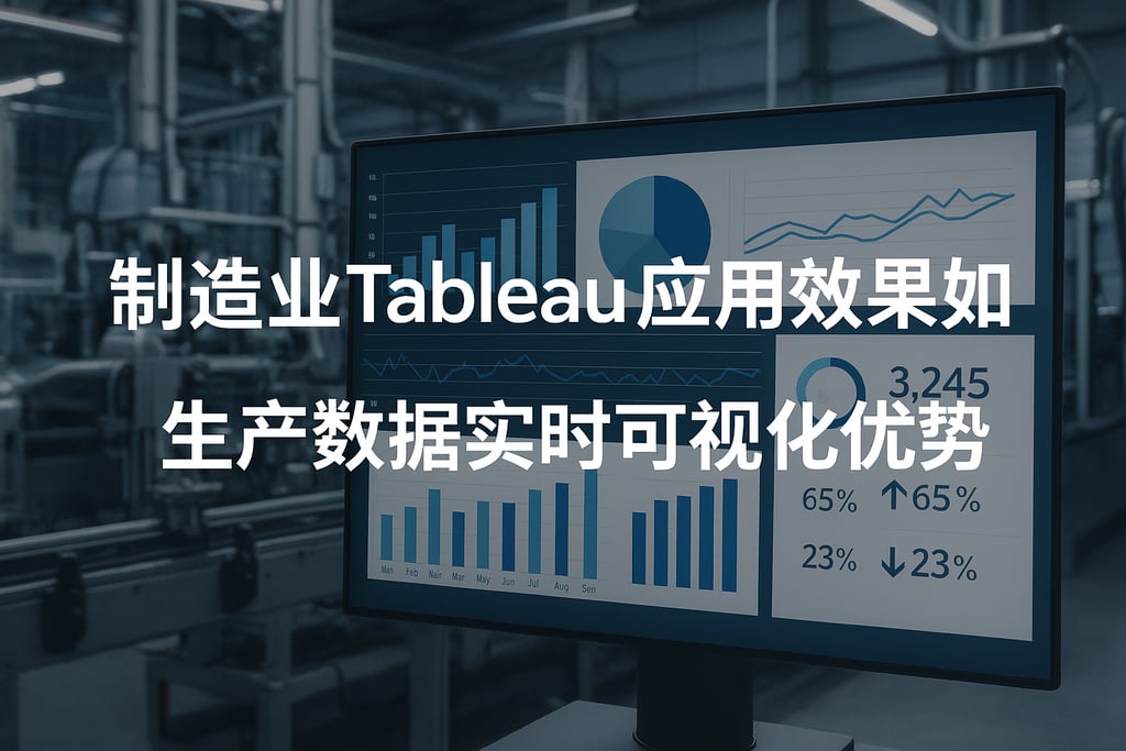 制造业Tableau应用效果如何？生产数据实时可视化优势