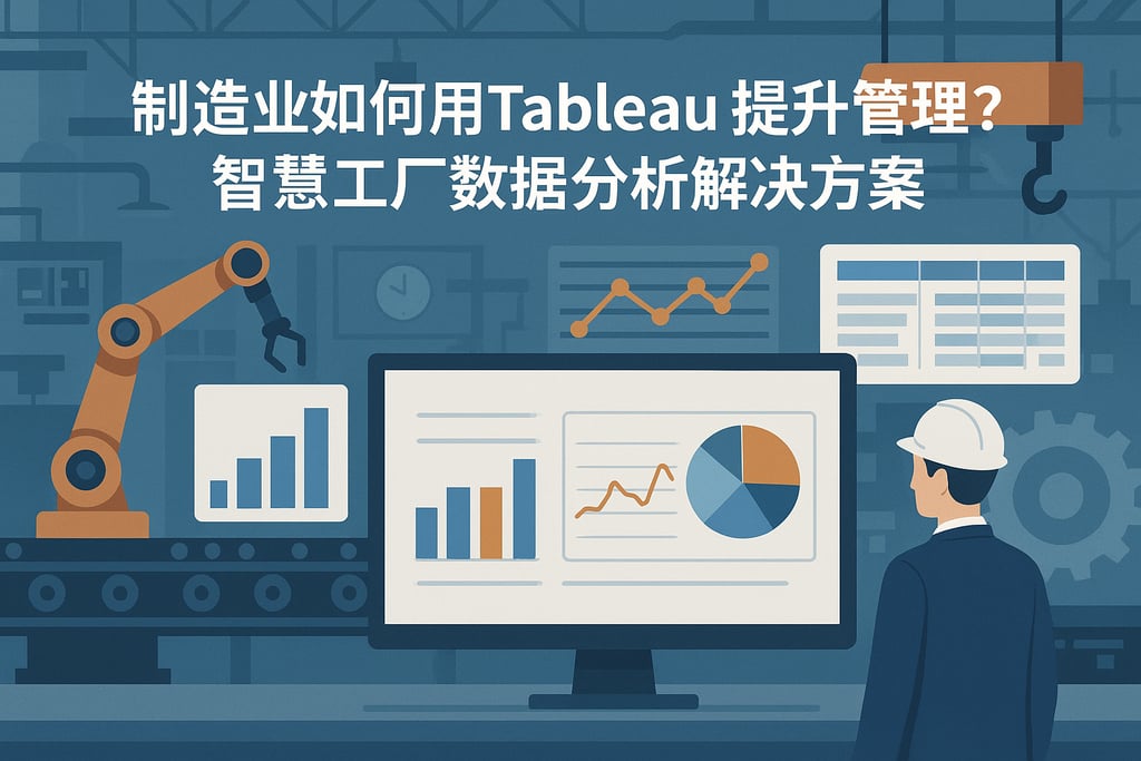 制造业如何用Tableau提升管理？智慧工厂数据分析解决方案