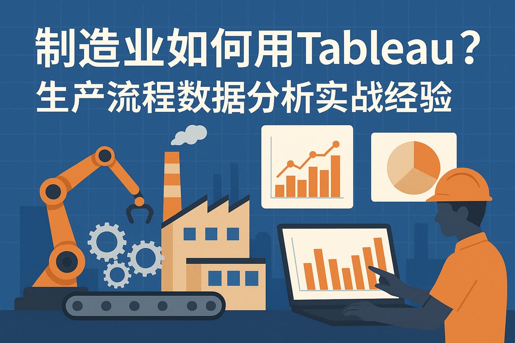 制造业如何用Tableau？生产流程数据分析实战经验