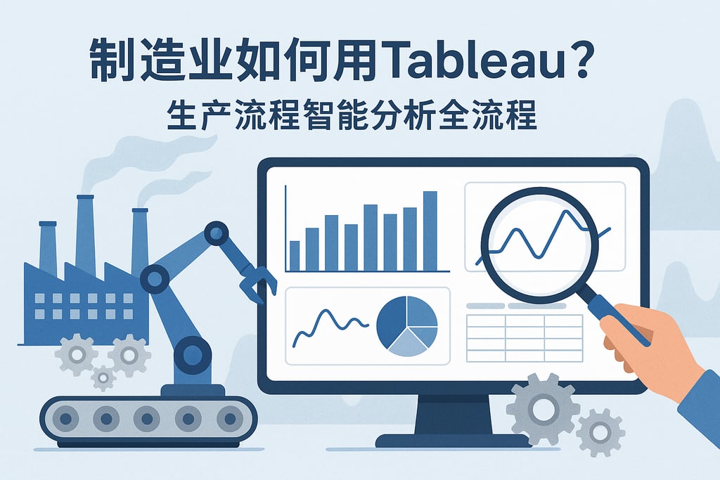 制造业如何用Tableau？生产流程智能分析全流程