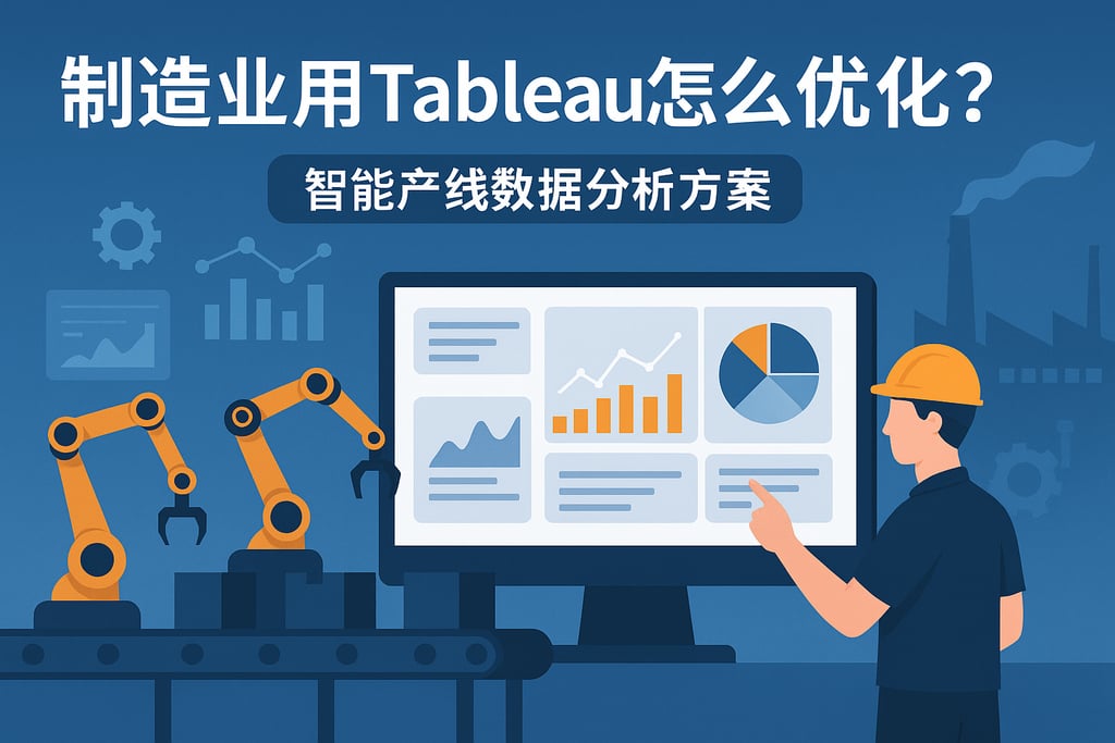 制造业用Tableau怎么优化？智能产线数据分析方案