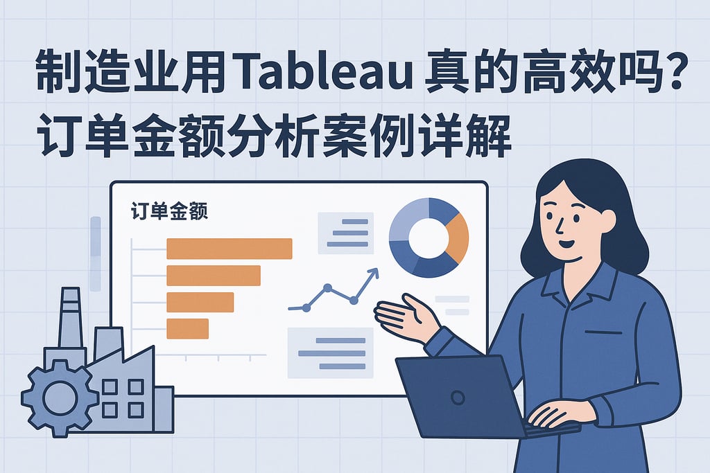 制造业用Tableau真的高效吗？订单金额分析案例详解