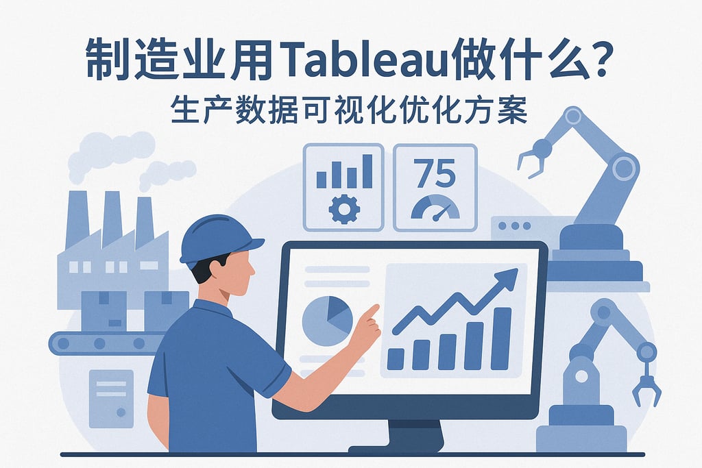 制造业用tableau做什么？生产数据可视化优化方案
