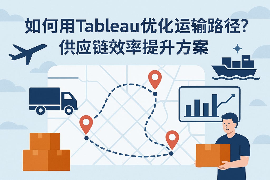 如何用Tableau优化运输路径？供应链效率提升方案