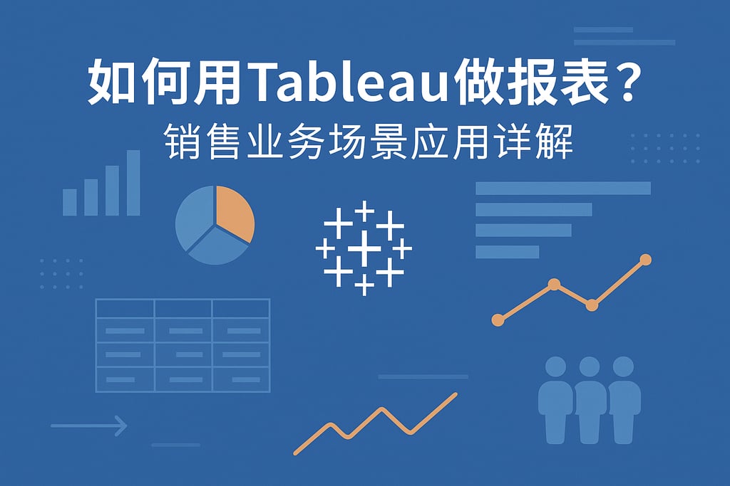 如何用Tableau做报表？销售业务场景应用详解