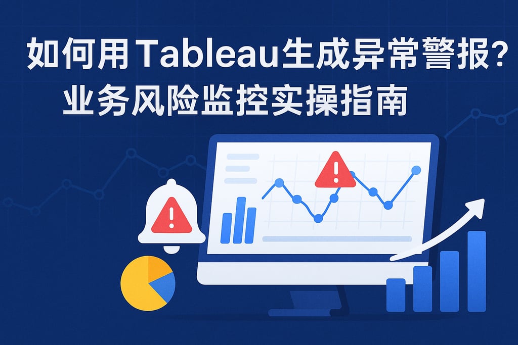 如何用Tableau生成异常警报？业务风险监控实操指南