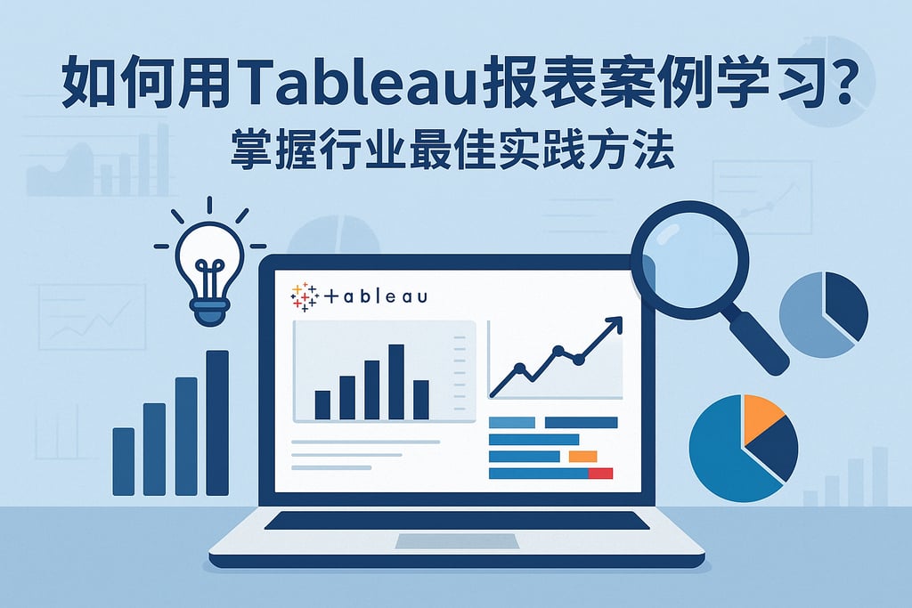 如何用tableau报表案例学习？掌握行业最佳实践方法