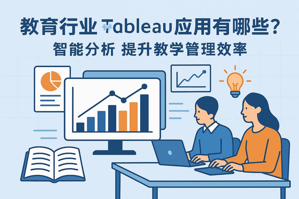 教育行业Tableau应用有哪些？智能分析提升教学管理效率。