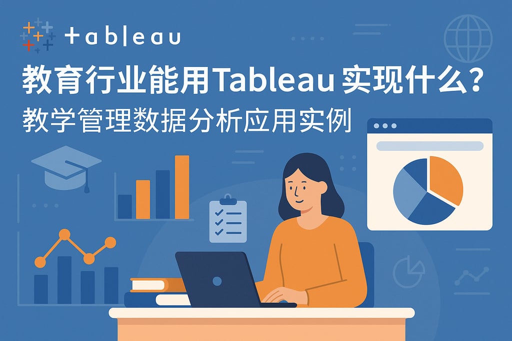 教育行业用Tableau能实现什么？教学管理数据分析应用实例