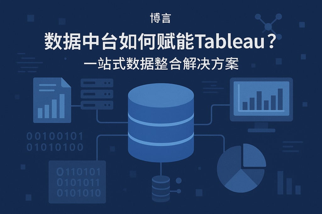 数据中台如何赋能Tableau？一站式数据整合解决方案