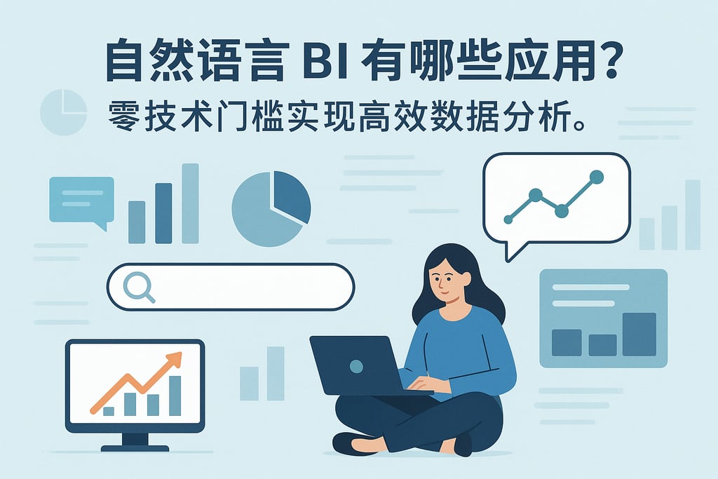 自然语言BI有哪些应用？零技术门槛实现高效数据分析。