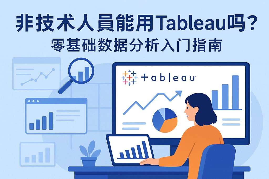 非技术人员能用Tableau吗？零基础数据分析入门指南
