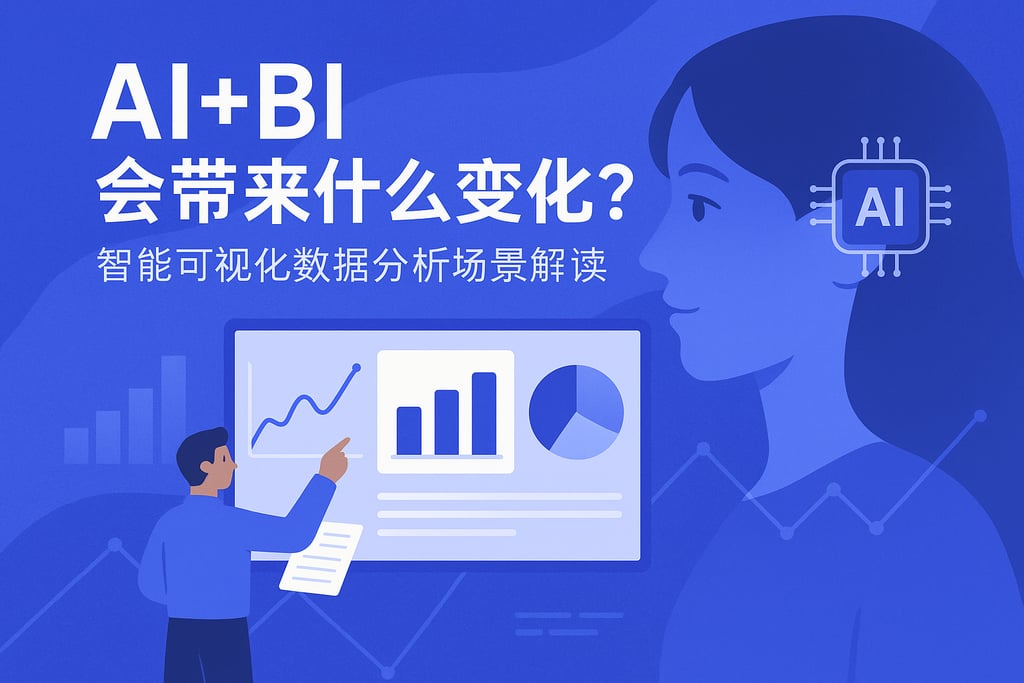 AI+BI会带来什么变化？智能可视化数据分析场景解读