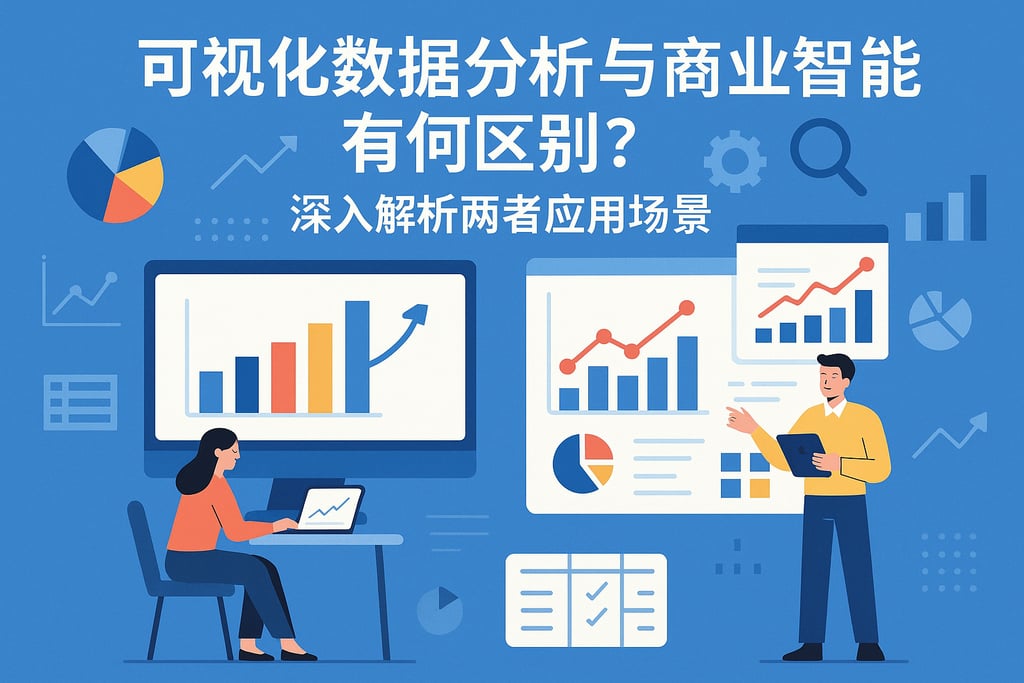 可视化数据分析与商业智能有何区别？深入解析两者应用场景