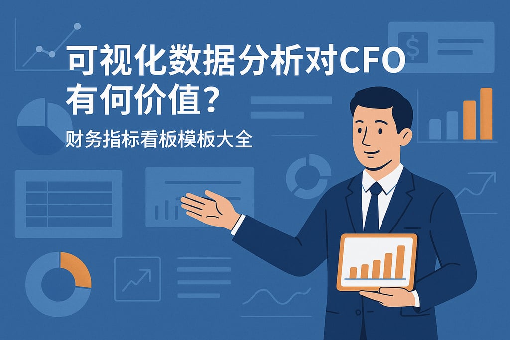 可视化数据分析对CFO有何价值？财务指标看板模板大全