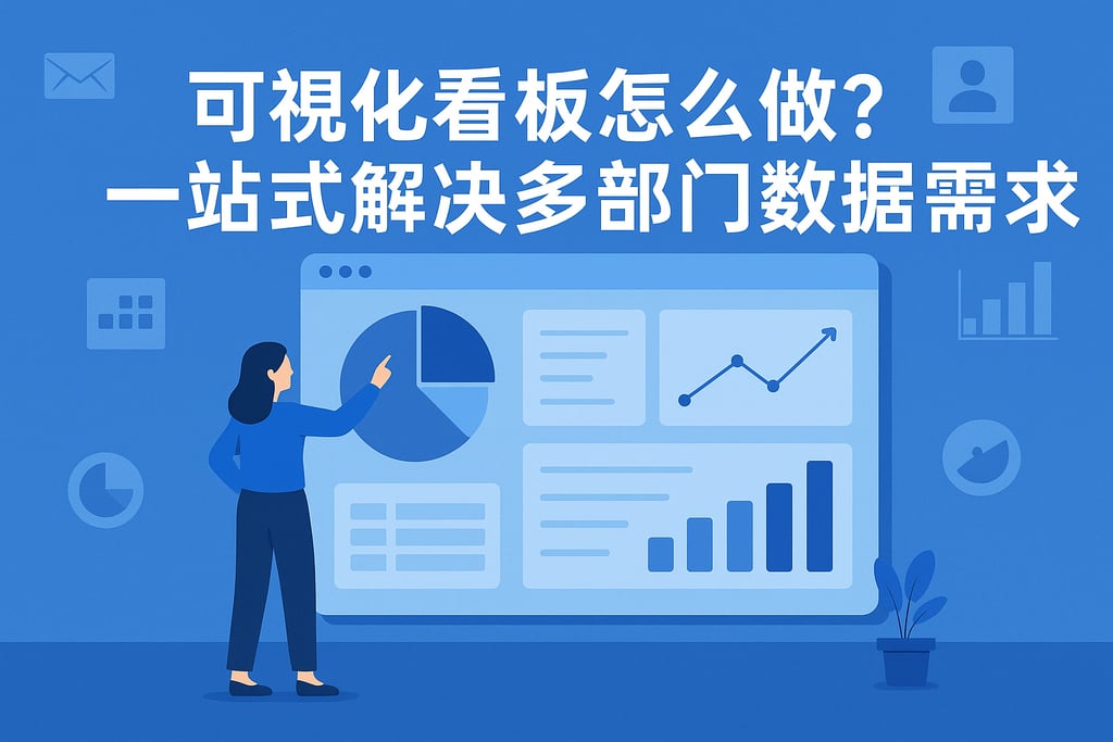 可视化看板怎么做？一站式解决多部门数据需求