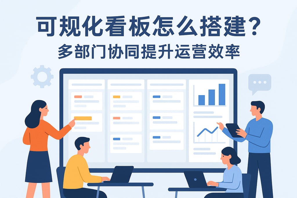可视化看板怎么搭建？多部门协同提升运营效率