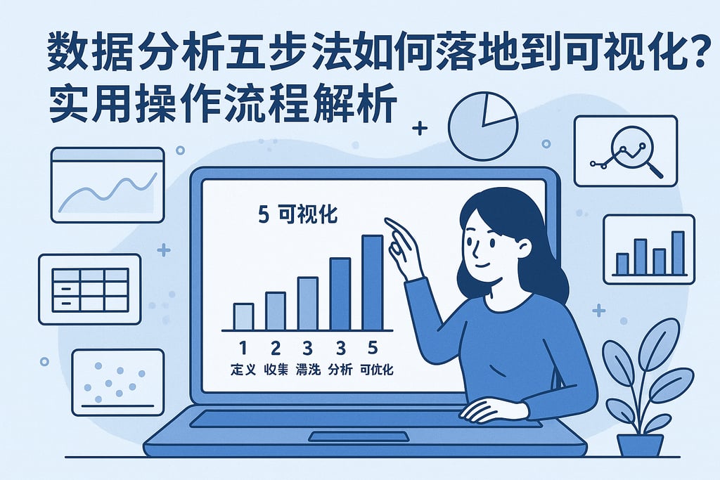 数据分析五步法如何落地到可视化？实用操作流程解析