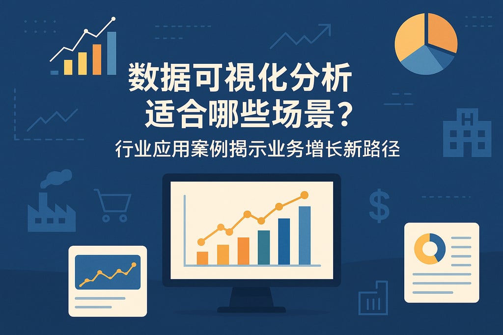 数据可视化分析适合哪些场景？行业应用案例揭示业务增长新路径