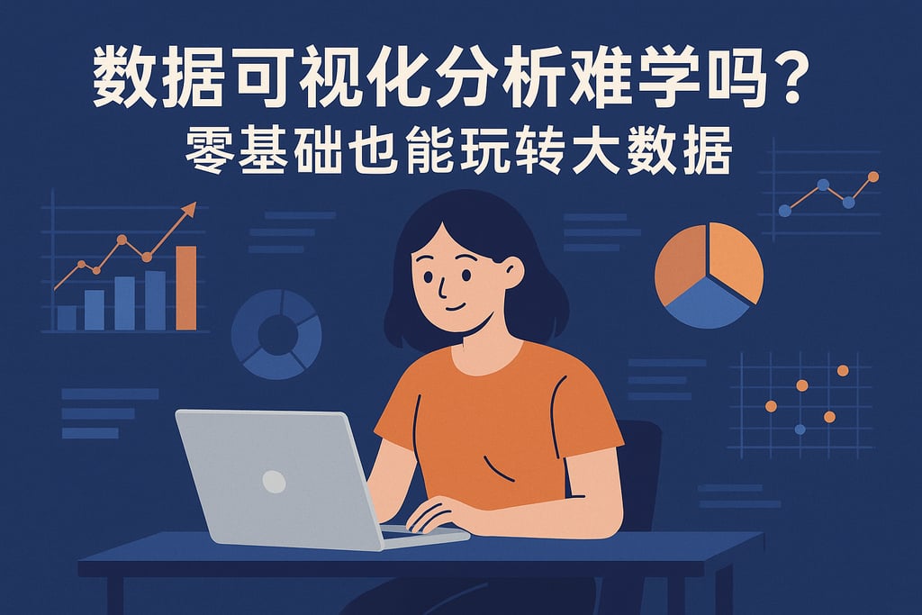数据可视化分析难学吗？零基础也能玩转大数据