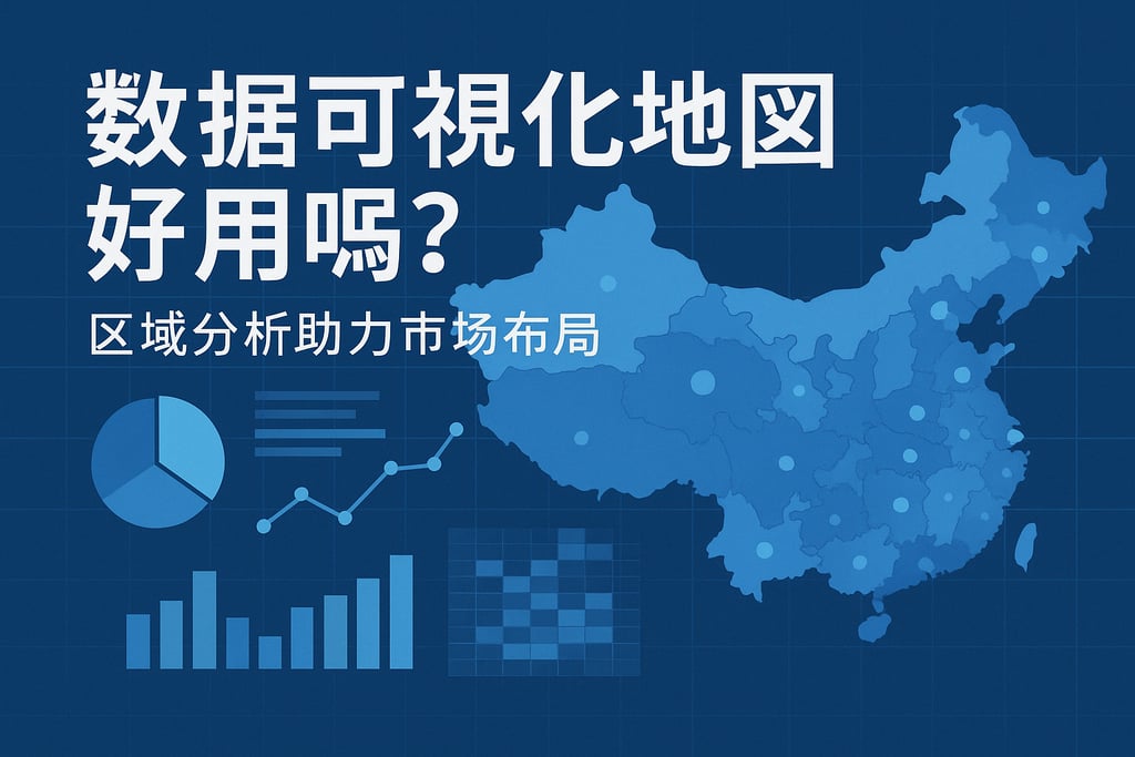 数据可视化地图好用吗？区域分析助力市场布局