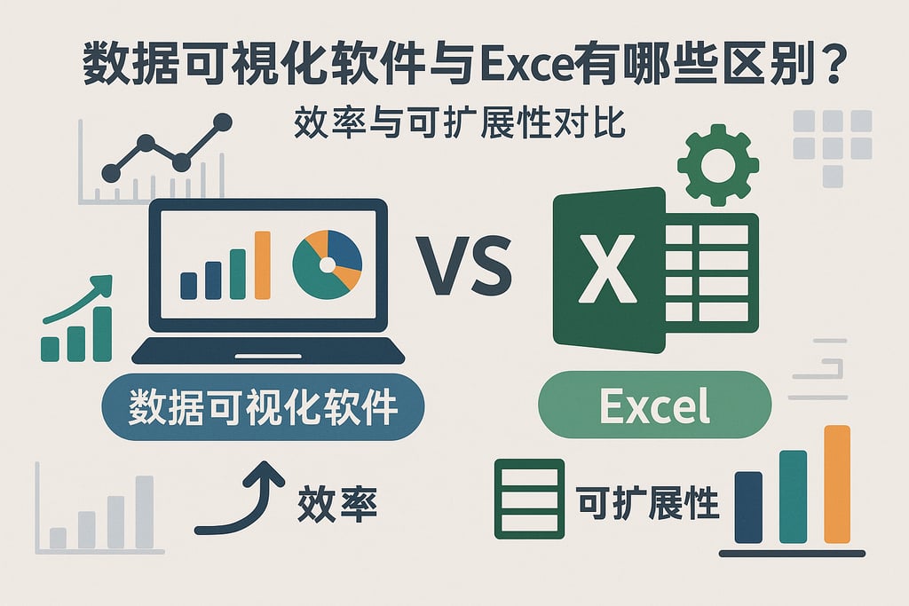 数据可视化软件与Excel有哪些区别？效率与可扩展性对比