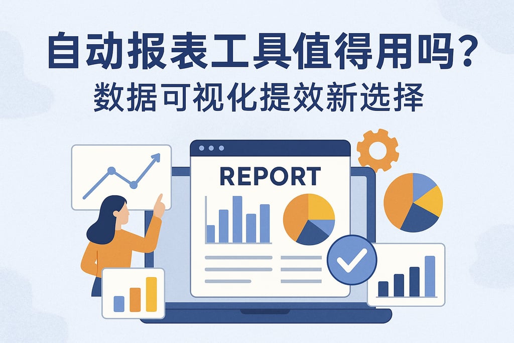自动报表工具值得用吗？数据可视化提效新选择