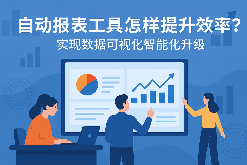 自动报表工具怎样提升效率？实现数据可视化智能化升级
