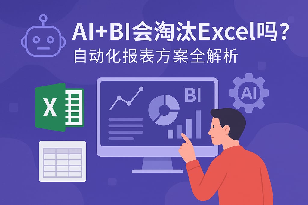 AI+BI会淘汰Excel吗？自动化报表方案全解析